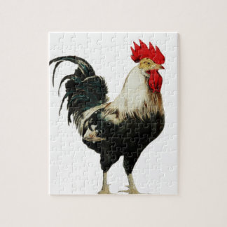 Vintage Rooster Chicken Customise Animal best Jigsaw Puzzle