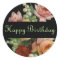 Vintage Rose Birthday Stickers