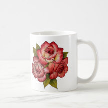 Vintage Rose Bouquet Mug