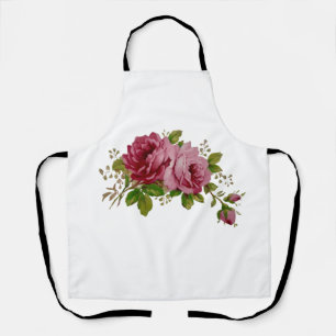 Vintage Rose Elegance  Apron