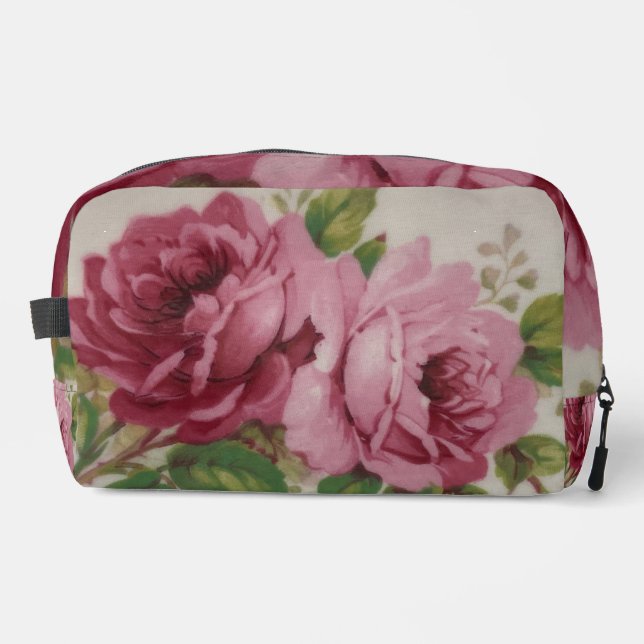 Vintage Rose Elegance  Dopp Kit (Front)