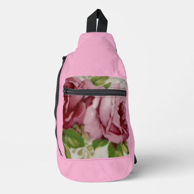 Vintage Rose Elegance  Sling Bag (Front)