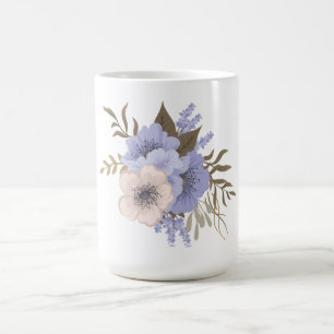 Vintage Rose Floral Art Retro Botanical Flowers Coffee Mug