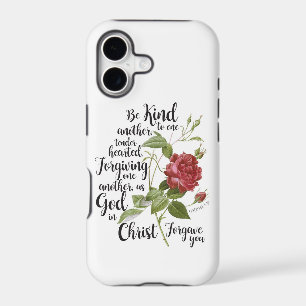 Vintage Rose flower illustrated with bible verse 