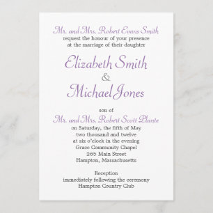 Vintage Rose Frame Wedding Invitation