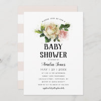 Vintage Rose Garden Baby Shower