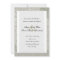 Vintage Rose Inverted Music Wedding Invitation