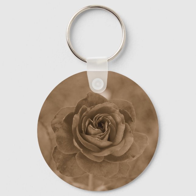Vintage Rose Keychain (Front)