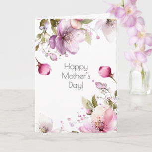 Vintage Rose Mother's Day Card