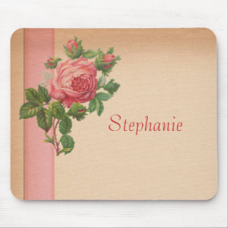Vintage Rose Mousepad