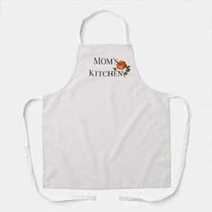 Vintage Rose Mum Floral Apron