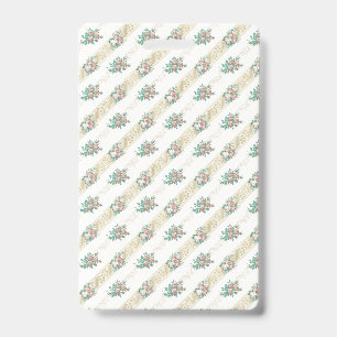 Vintage Rose Pattern - Badge ID Badge