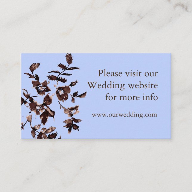 Vintage rose rustic wedding card (Front)