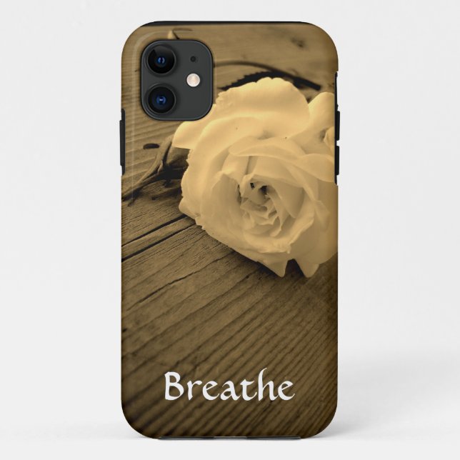 Vintage Rose Sepia Iphone 5/5S Case (Back)