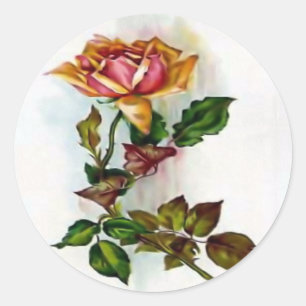 Vintage Rose Sticker