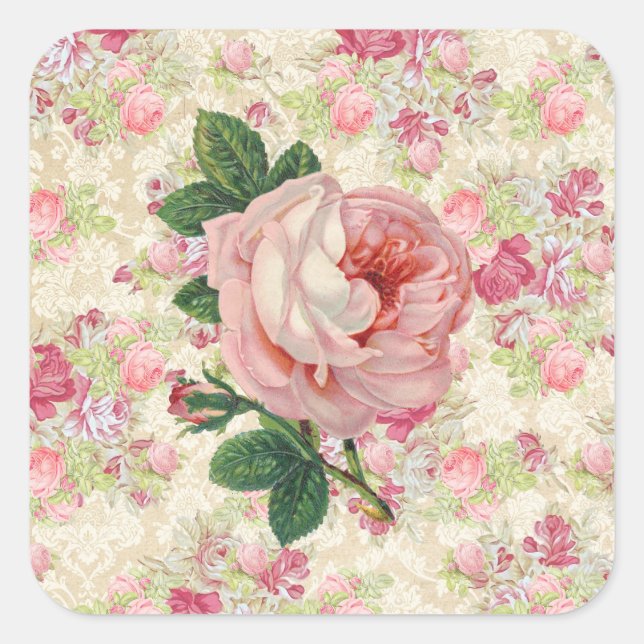 Vintage Rose Stickers (Front)