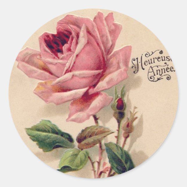 Vintage Rose Stickers (Front)