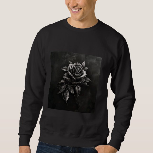 Vintage rose tattoo sweatshirt (Front)