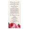 Vintage Rose | Wedding Program Rack Card