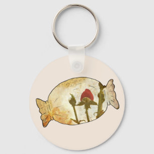 Vintage Rosenbonbon Key Ring