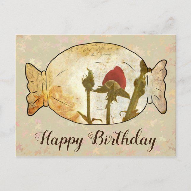 Vintage Rosenbonbon Postcard (Front)