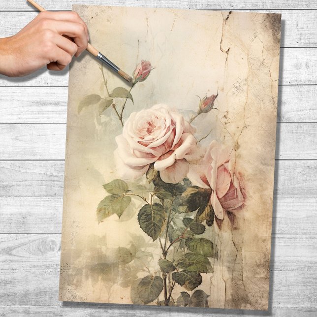 Vintage Roses 2 Decoupage Paper (Creator Uploaded)
