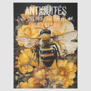 Vintage Roses and Queen Bee Decoupage Tissue Paper