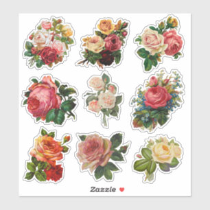 Vintage Roses Antique Elegant Floral