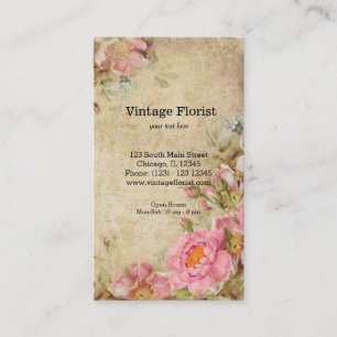 Vintage Roses Business Card