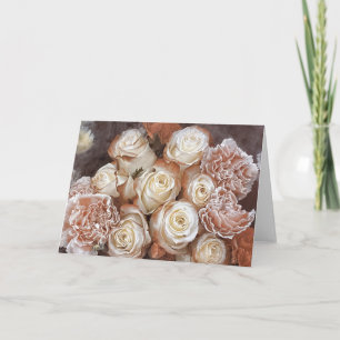 Vintage roses card