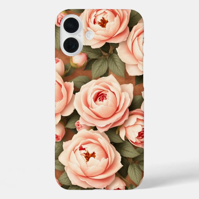 Vintage Roses Case-Mate iPhone Case (Back)