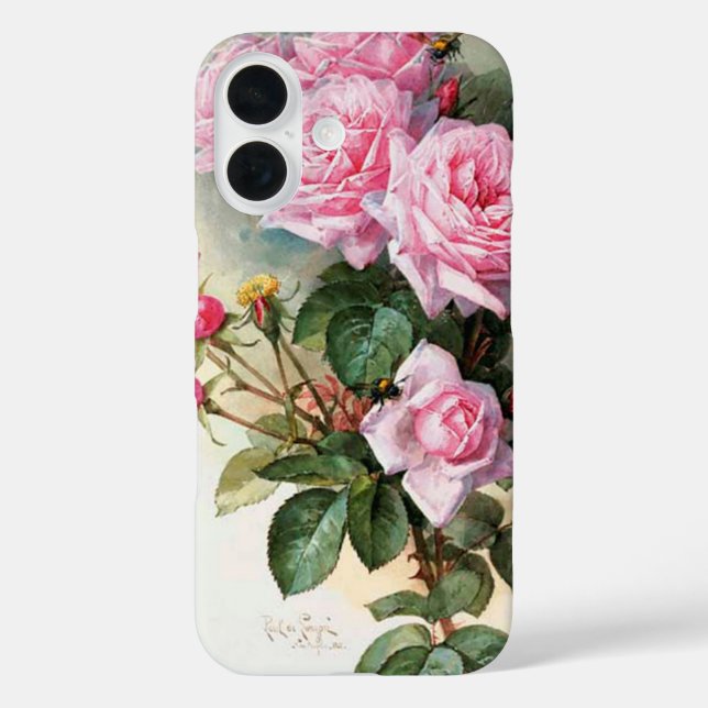 Vintage Roses Case-Mate iPhone Case (Back)