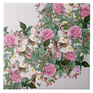 Vintage roses Ceramic Tile