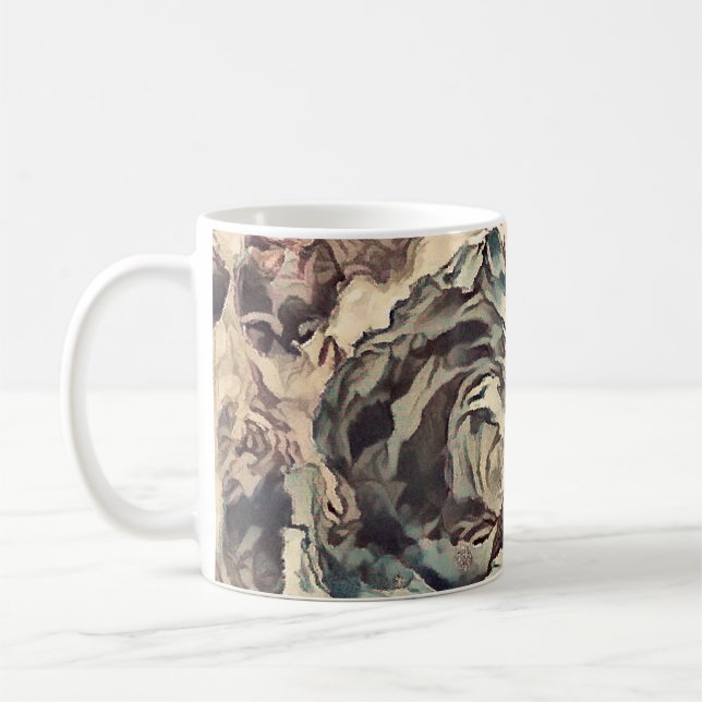 Vintage roses coffee mug (Left)