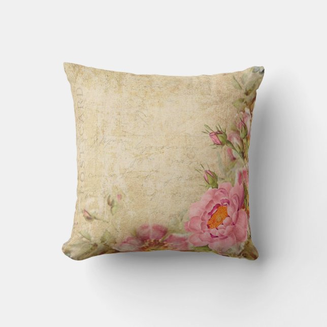 Vintage Roses Cushion (Front)