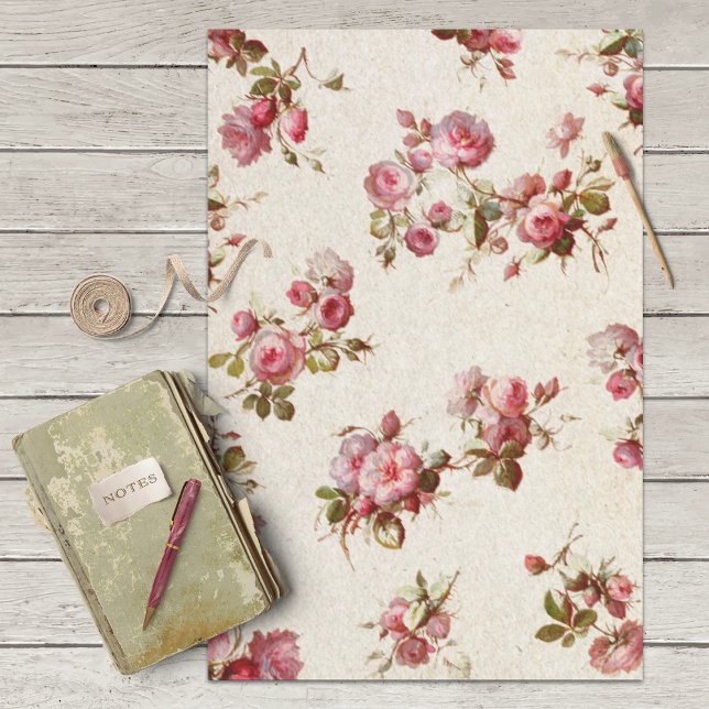 Vintage Roses Decoupage Tissue Paper (Creator Uploaded)