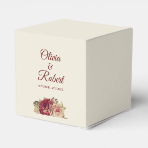 Vintage Roses Favour Box