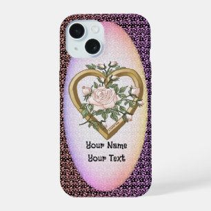 Vintage Roses Heart phone case