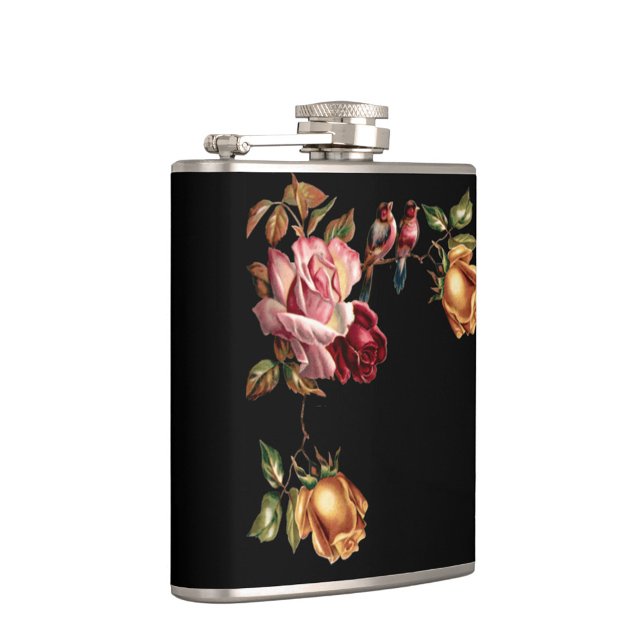 Vintage Roses Hip Flask (Creator Uploaded)