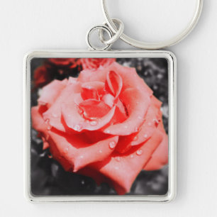 Vintage Roses Key Ring