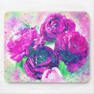 Vintage Roses Mouse Mat