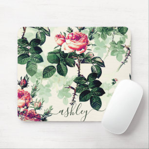Vintage Roses Mouse Mat