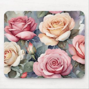 Vintage roses mouse mat