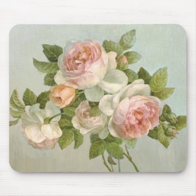 Vintage Roses Mousepad (Front)