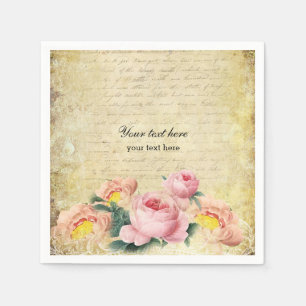 Vintage Roses Napkin