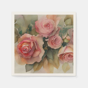 Vintage Roses Napkins