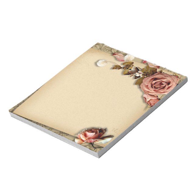 Vintage roses notepad (Rotated)