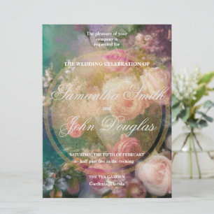 Vintage Roses Painted In Old Dutch Style