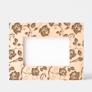 Vintage roses pattern etched frames