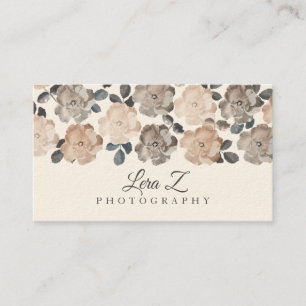 Vintage Roses Photographer Stylist Artist Appointment Card